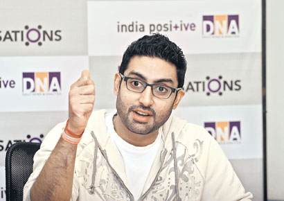 Abhishek Bachchan promotes Players in Bangalore